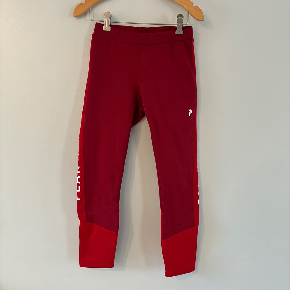 Peak Performance Rider Pants S Fleece Lined Leggings Ski Base Layer Hiking
